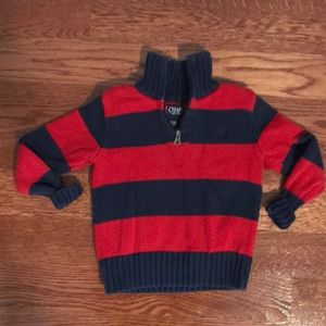Chaps 4t red/navy sweater
